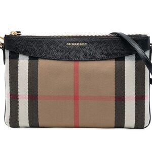 Burberry Mega Check Canvas Derby Peyton Crossbody